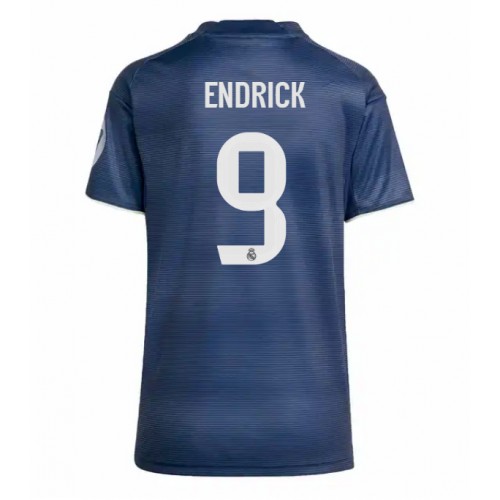 Lacne Ženy Futbalové dres Real Madrid Endrick #9 2025-26 Krátky Rukáv - Preč